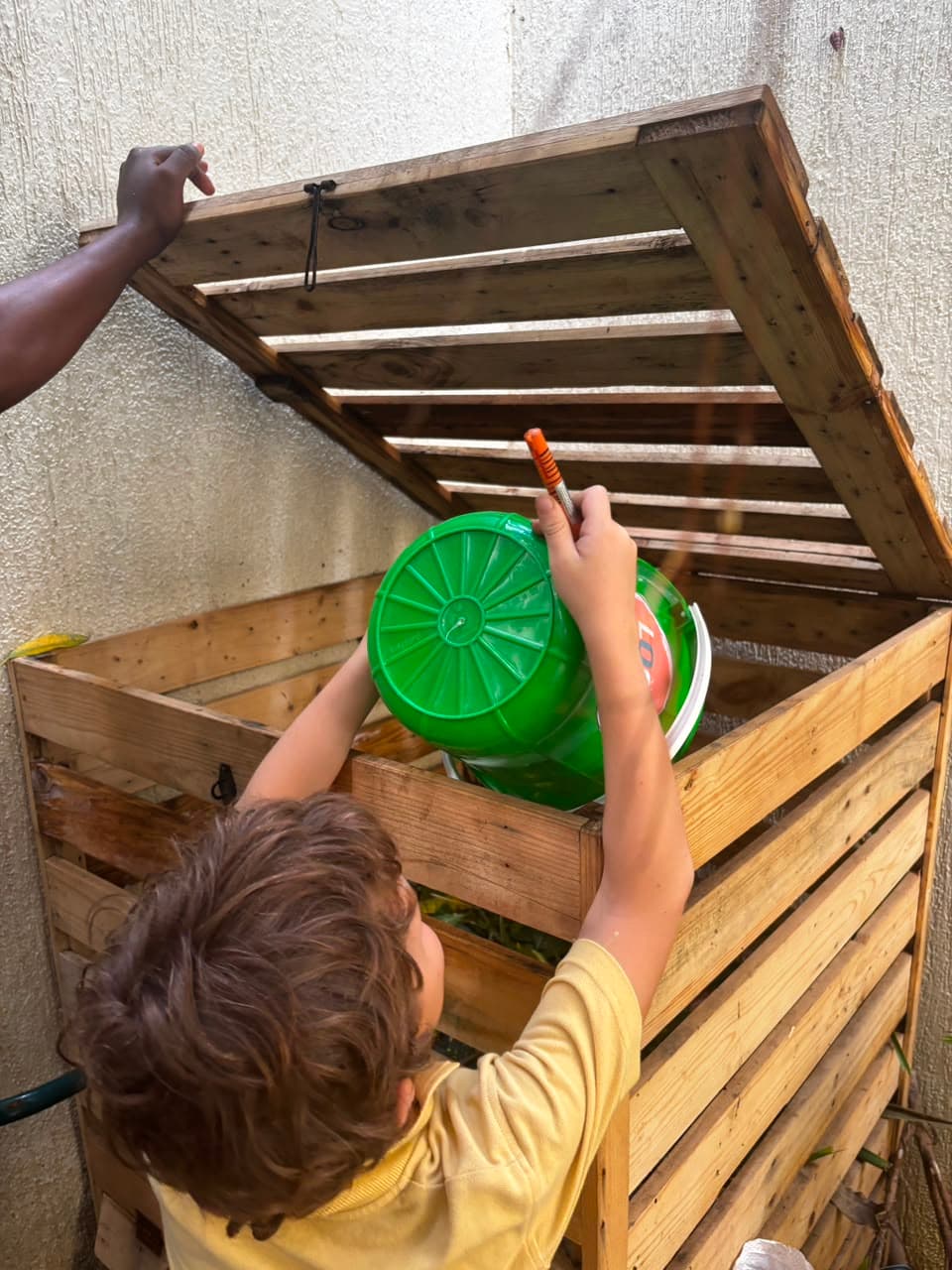 Compostage après installation
